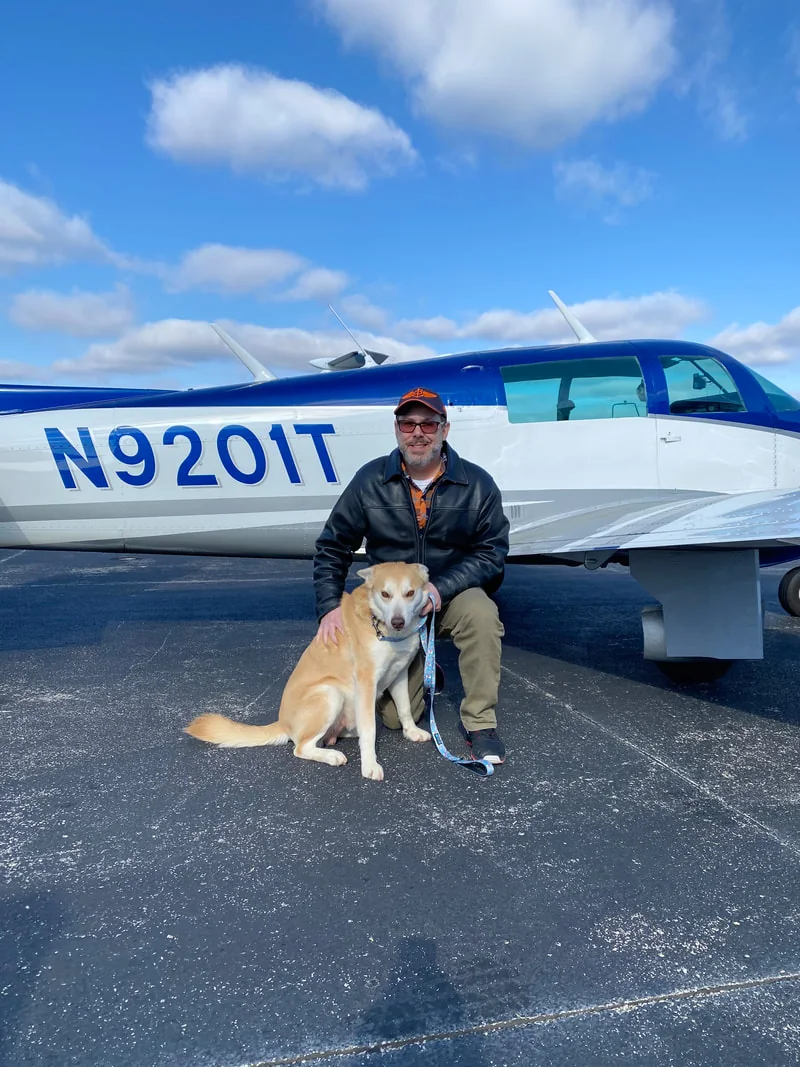 Freedom with Scott during a rescue flight